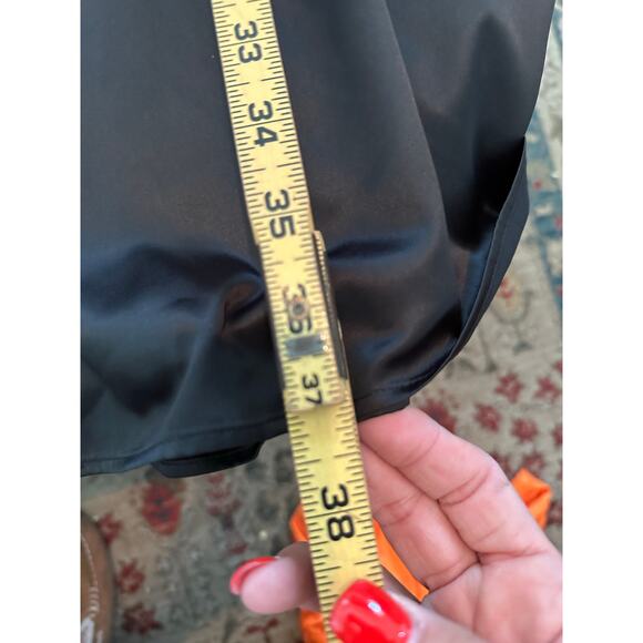 GUESS Women's Black Lace-Trim Sleeveless Slip Dress Size 6 - Picture 7 of 13